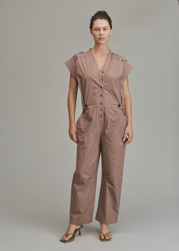 acacia RIVEN JUMPSUIT - FALL 2024 Taupe