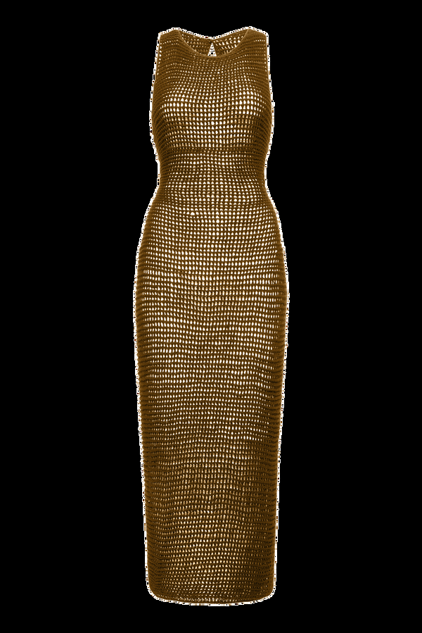 Acacia RONIN CROCHET DRESS - RESORT 2025 Black