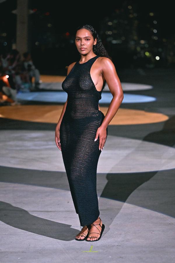 Acacia RONIN CROCHET DRESS - RESORT 2025 Black