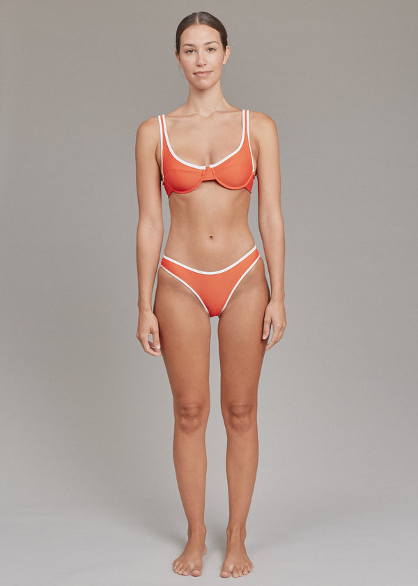 acacia RUBY PIPED TOP - SPRING 2025 Brio