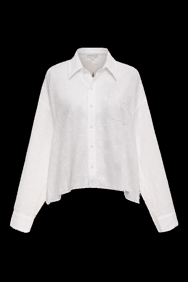 Acacia SCOUT EMBROIDERY TOP - RESORT 2024 Licorice