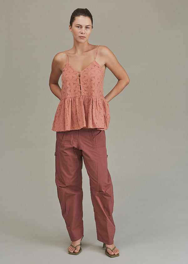 acacia SOL EMBROIDERED TOP - SUMMER 2024 Pikake