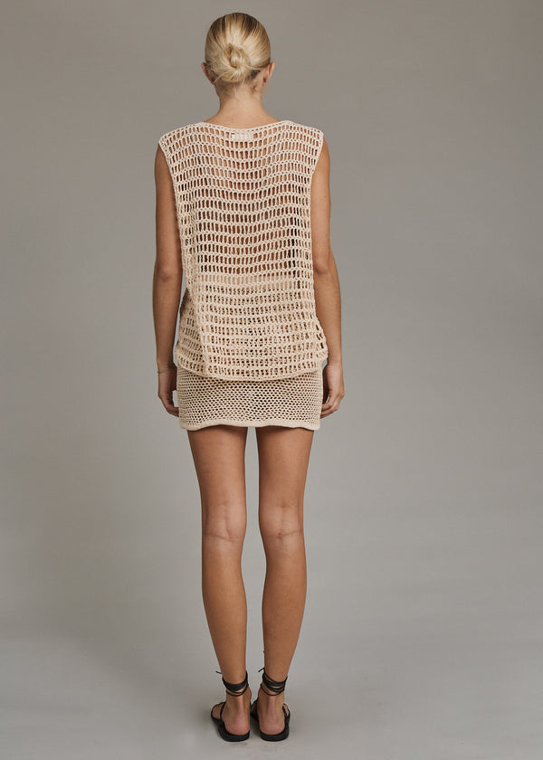 Acacia TANE CROCHET TOP - SUMMER 2025 Black