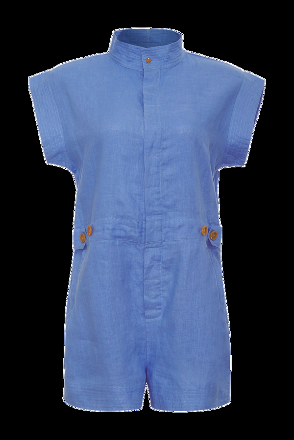 Acacia TUCKER LINEN COVERALL - SUMMER 2023 Aster