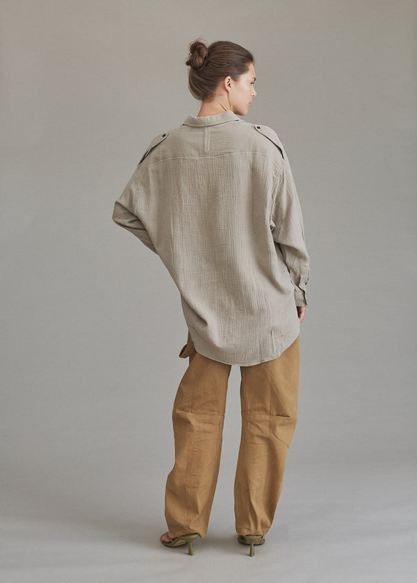 Acacia VERA COTTON GAUZE TOP - RESORT 2024 Peony