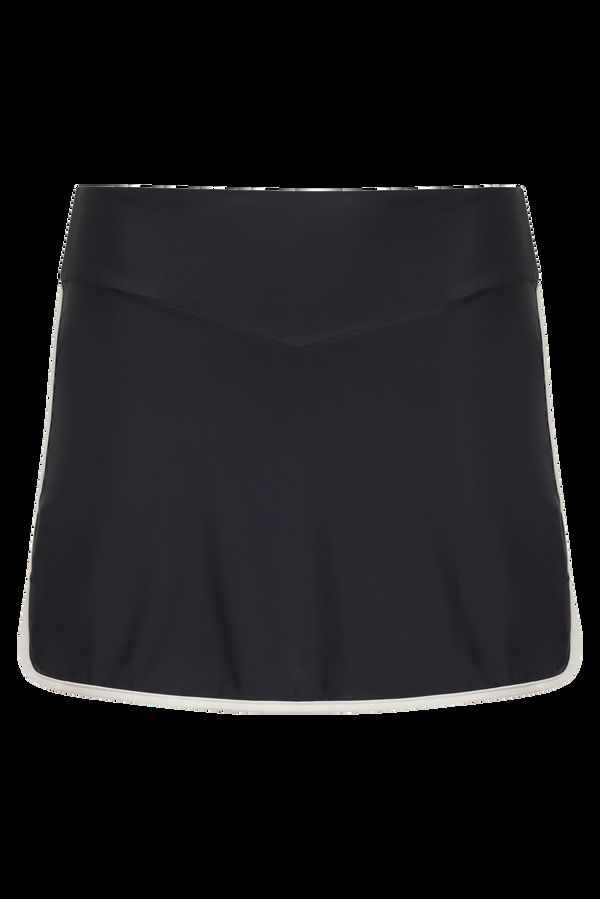 Acacia LANEY PIPED TENNIS SKIRT - SUMMER 2024 Rouge Dual Ribbed