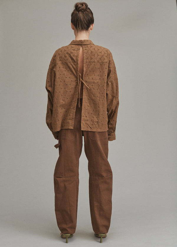 Acacia SCOUT EMBROIDERY TOP - FALL 2024 Bear Embroidery