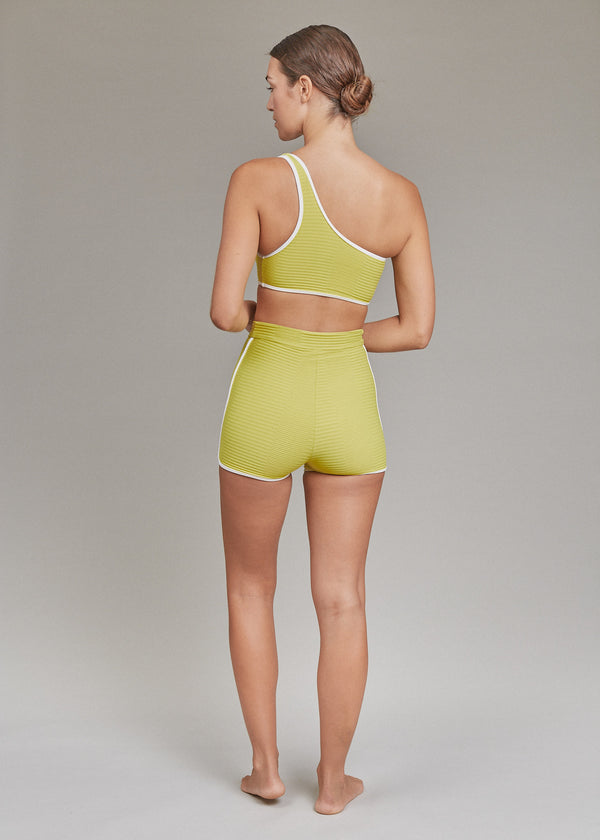 Acacia TOMMY PIPED BOTTOM - SPRING 2025 Loden Triangle Textured