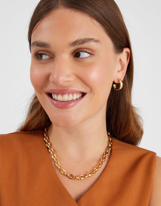 Accessorize 14ct Gold-Plated Chunky Link Chain Necklace