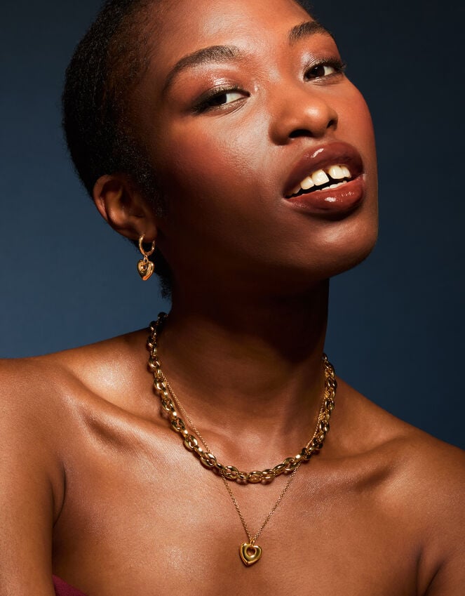 Accessorize 14ct Gold-Plated Chunky Link Chain Necklace