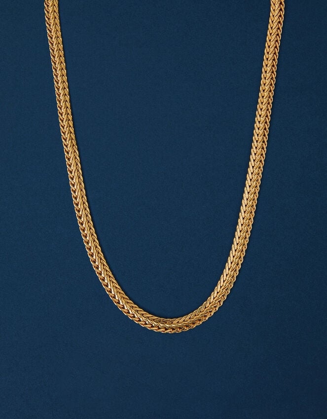 Accessorize 14ct Gold-Plated Chunky Weave Chain Necklace