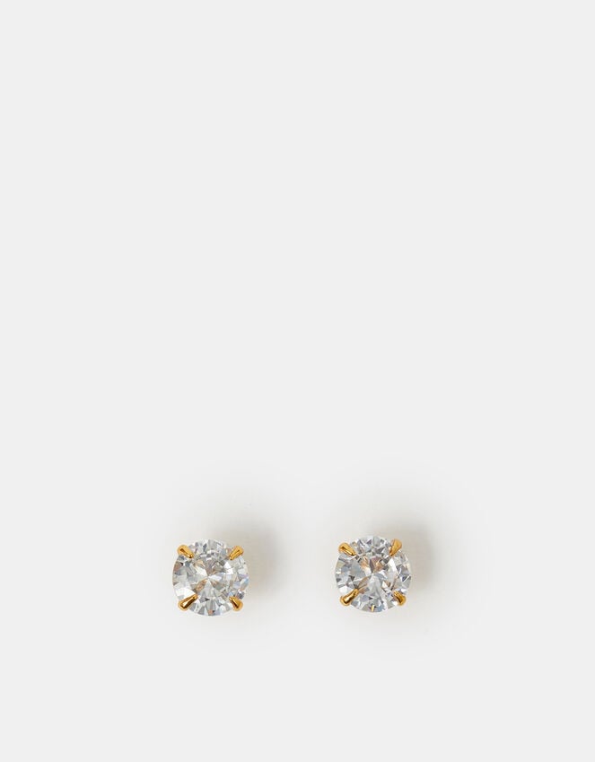 Accessorize 14ct Gold-Plated Large Bling Stud Earrings