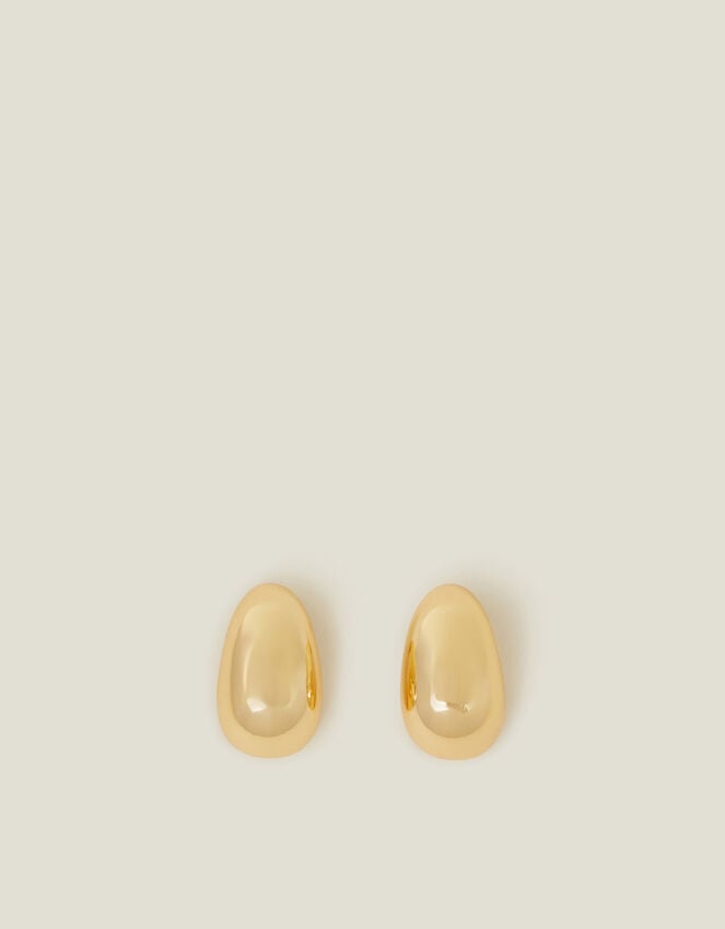 Accessorize 14ct Gold-Plated Medium Teardrop Stud Earrings
