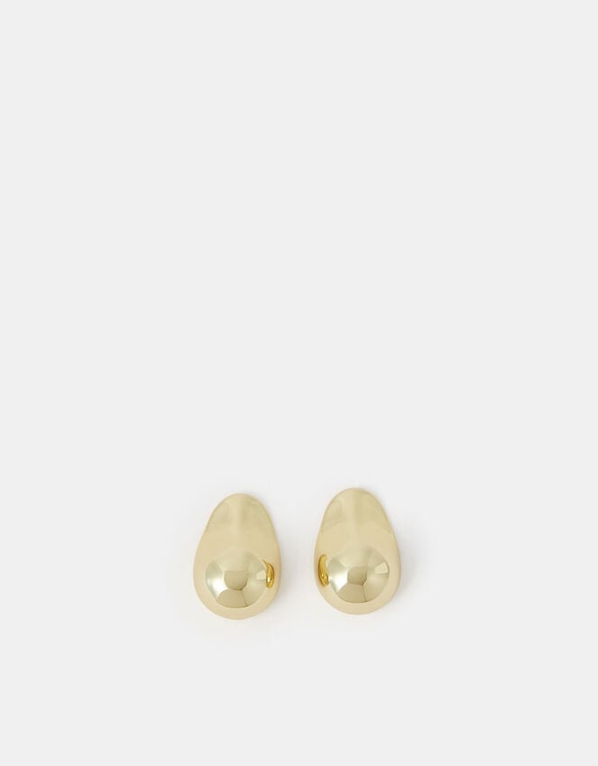 Accessorize 14ct Gold-Plated Molten Curve Drop Earrings