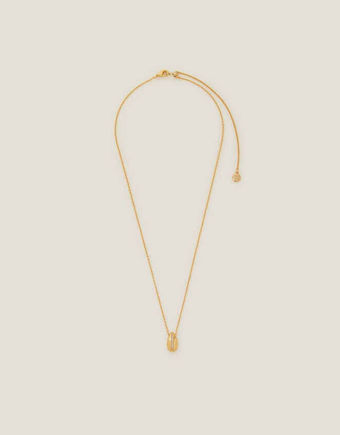 Accessorize 14ct Gold-Plated Sparkle Teardrop Necklace