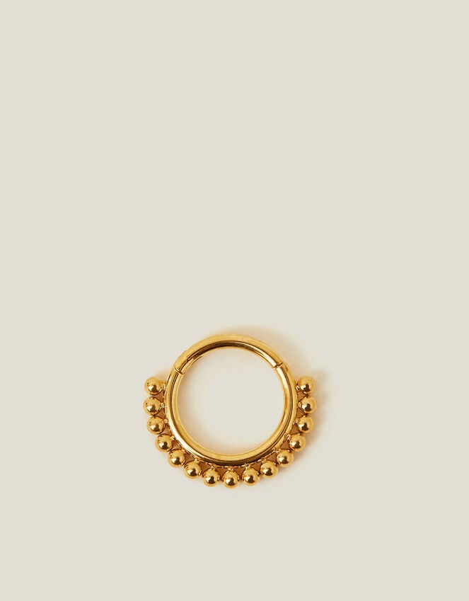 Accessorize 14ct Gold-Plated Surgical Steel Septum Hoop