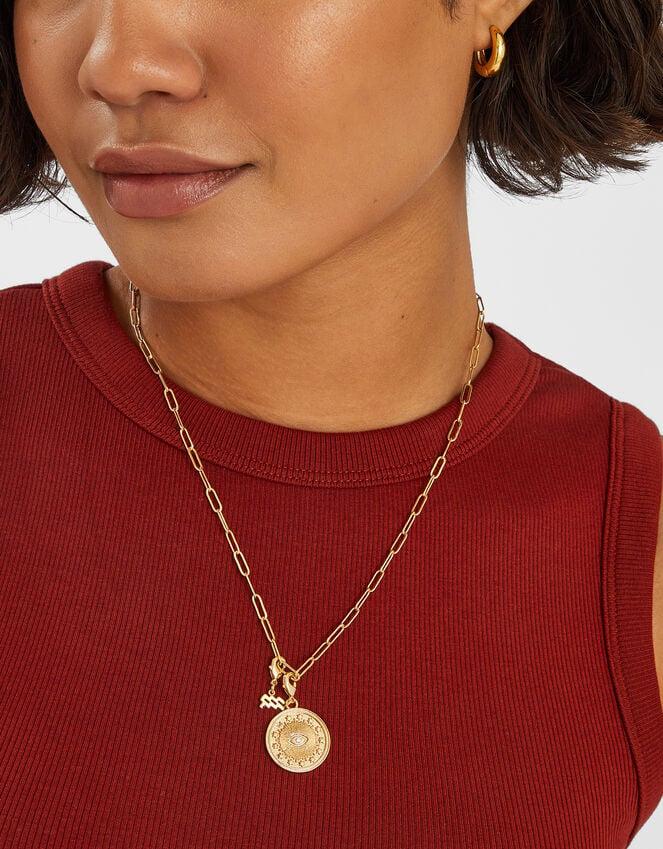 Accessorize 2-Pack 14ct Gold-Plated Zodiac Charms Gold