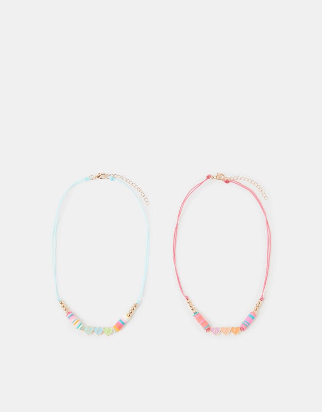 Accessorize 2-Pack Girls BFF Cord Friendship Necklaces