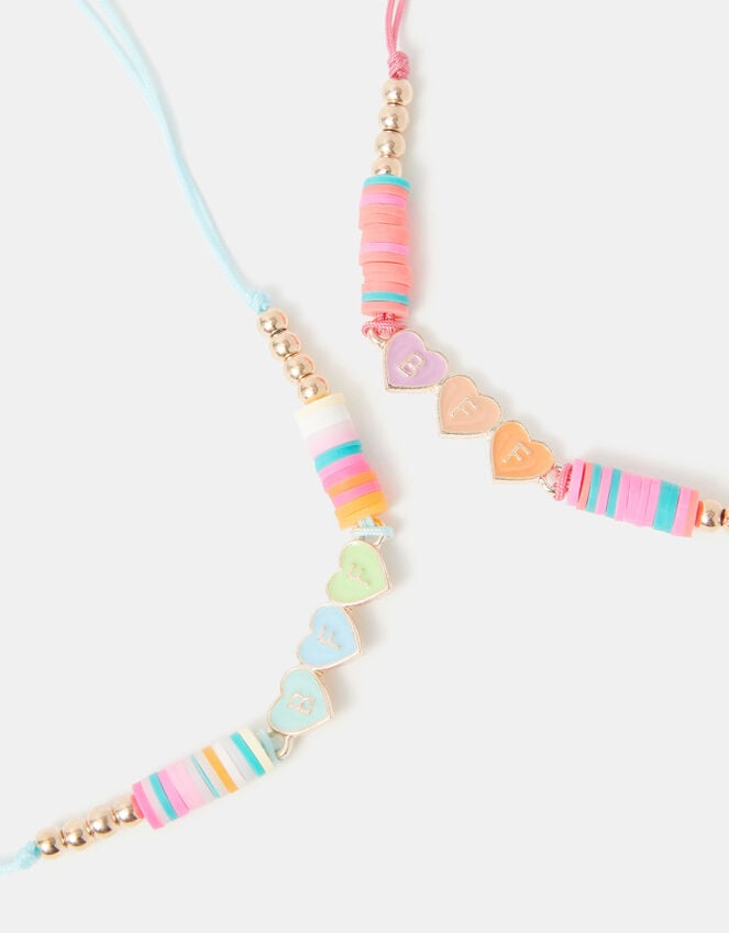 accessorize 2-Pack Girls BFF Cord Friendship Necklaces