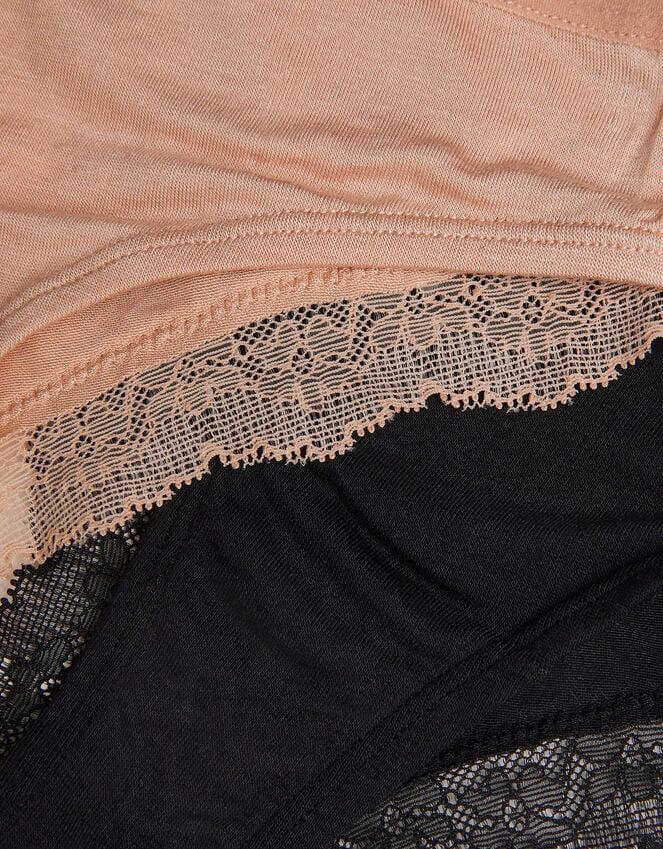 Accessorize 2-Pack Lace-Back Brazilian Briefs Multi