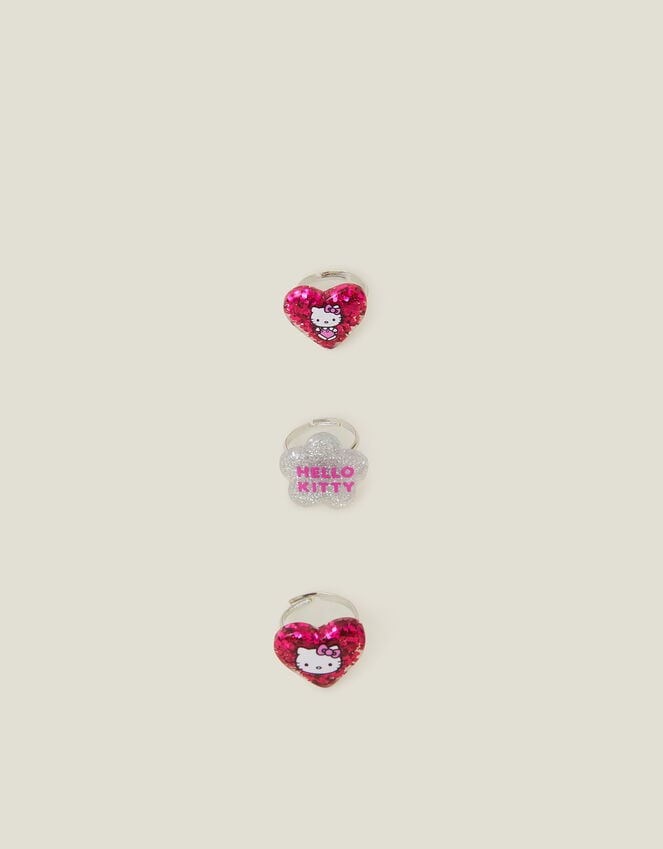 accessorize 3-Pack Girls Hello Kitty® Glitter Rings