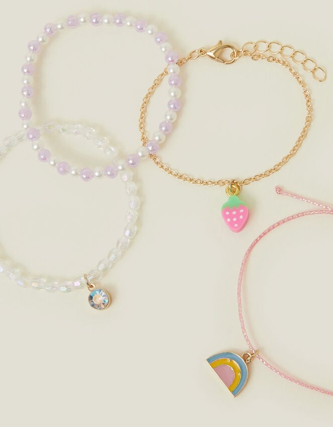 Accessorize 4-Pack Girls Spring Friendship Bracelets