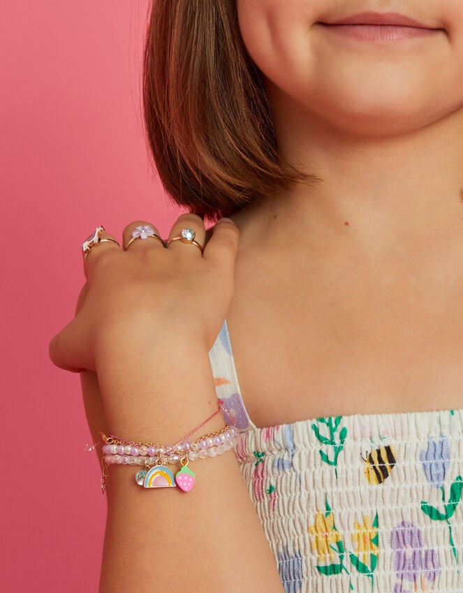Accessorize 4-Pack Girls Spring Friendship Bracelets