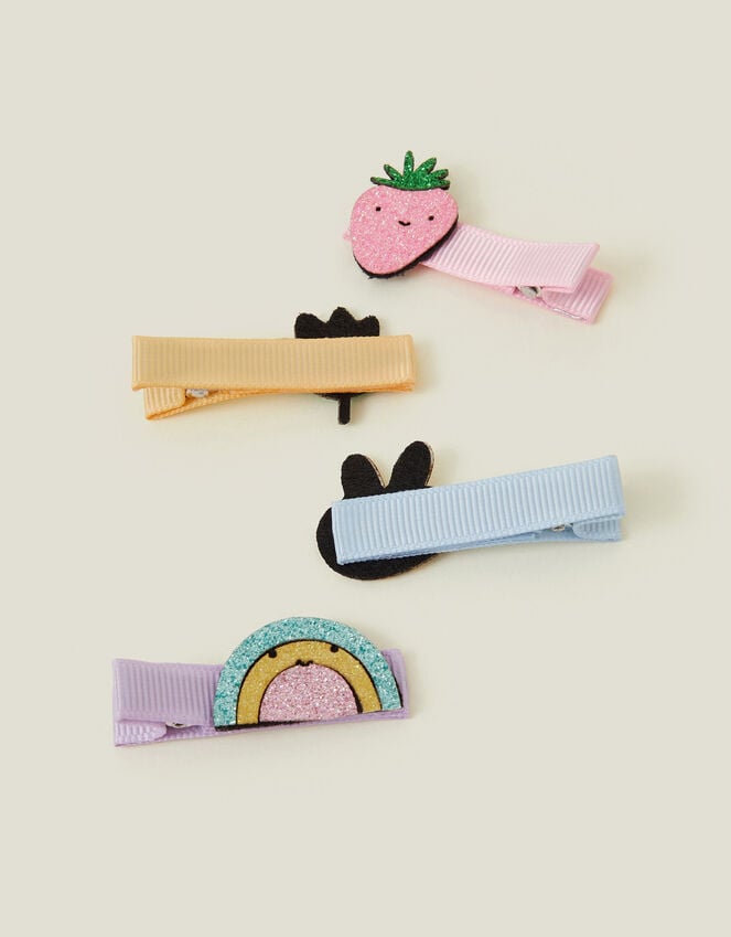 Accessorize 4-Pack Girls Spring Garden Salon Hair Clips