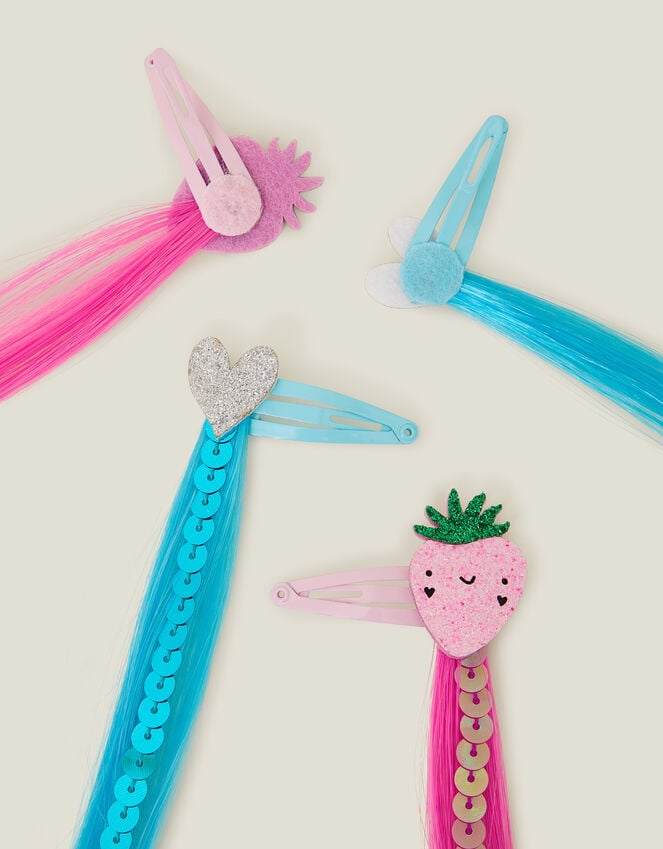 Accessorize 4-Pack Girls Strawberry Faux Hair Clips