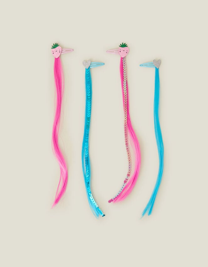 accessorize 4-Pack Girls Strawberry Faux Hair Clips