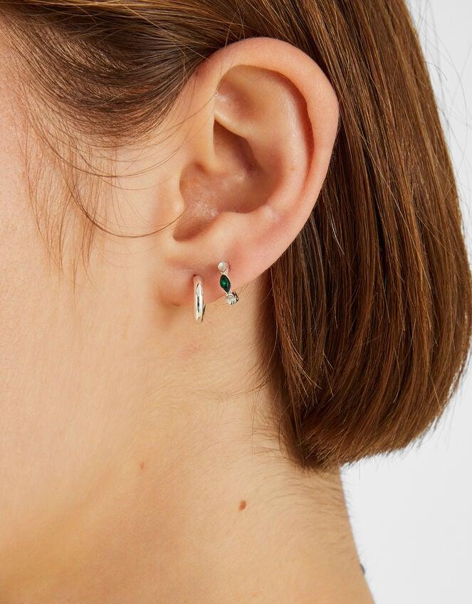 Accessorize 5-Pack Celestial Gem Stud & Hoop Earrings