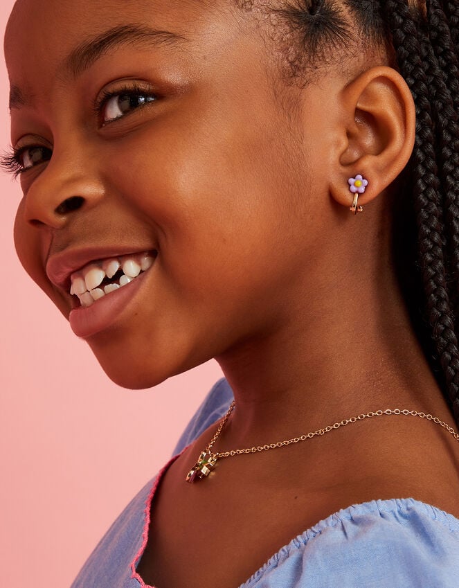 Accessorize 10-Pack Girls Fruit Clip-On Earrings