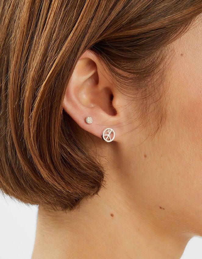 Accessorize 10-Pack Hippie Stud & Hoop Earrings