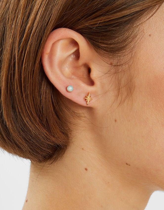 Accessorize 10-Pack Pearl Charm Stud & Hoop Earrings