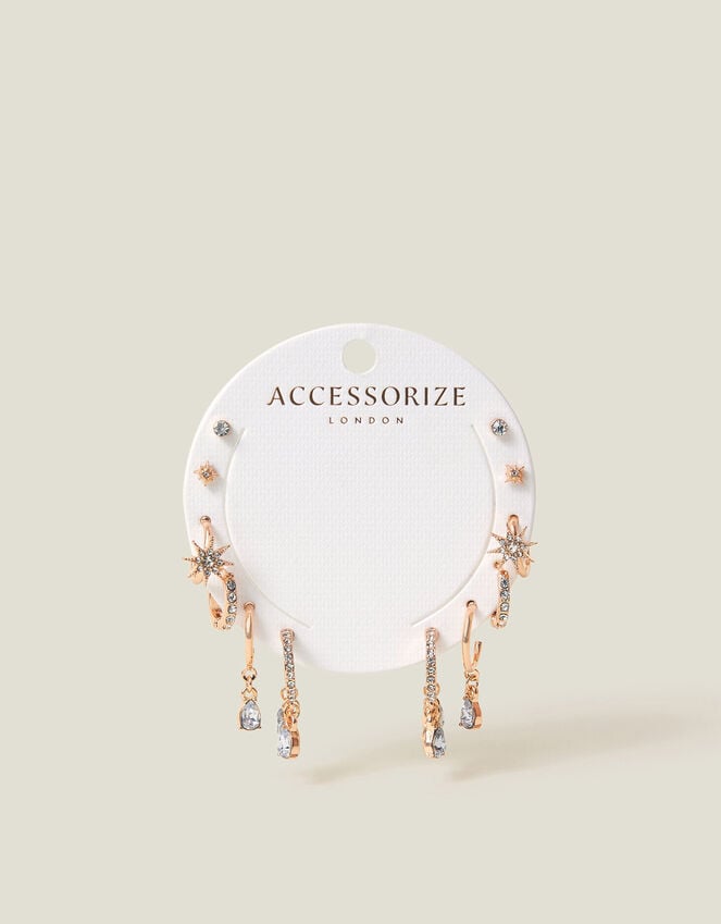 Accessorize 12-Pack Celestial Sparkle Earrings