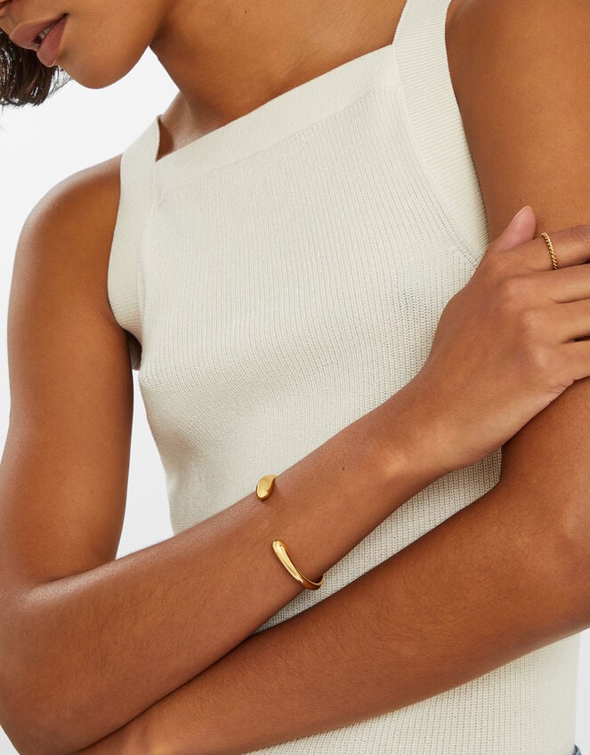 Accessorize 14ct Gold-Plated Cuff Bracelet
