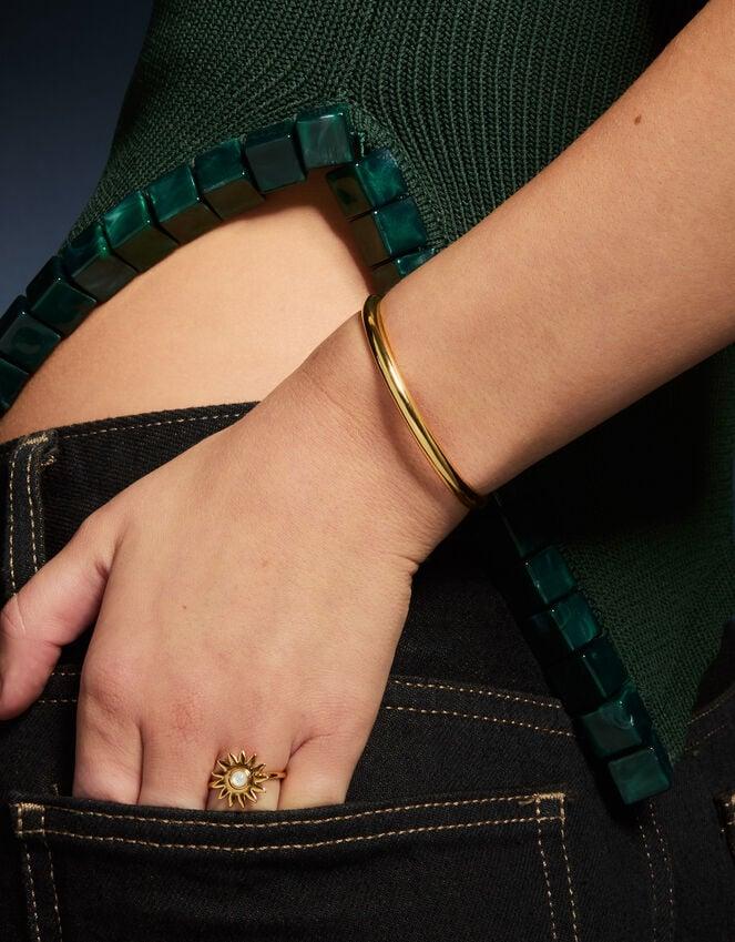 Accessorize 14ct Gold-Plated Cuff Bracelet