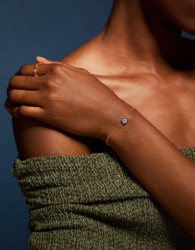 Accessorize 14ct Gold-Plated Evil Eye Bracelet