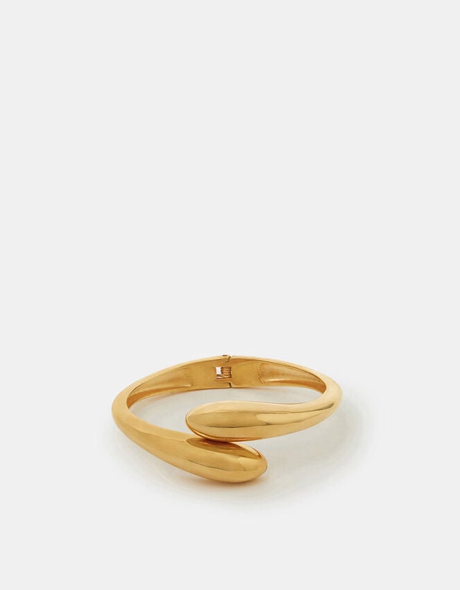 Accessorize 14ct Gold-Plated Hinge Wrap Bangle