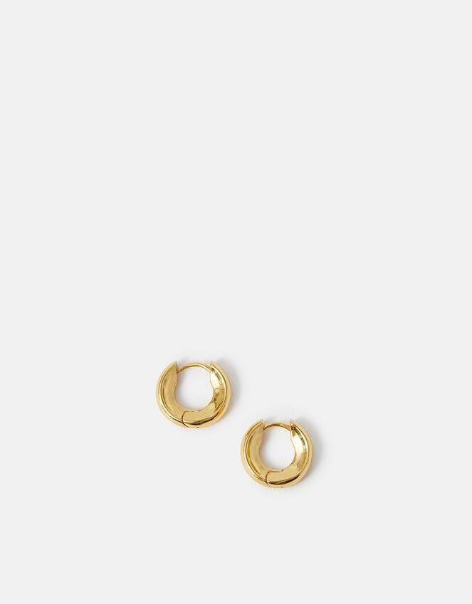 Accessorize 14ct Gold-Plated Huggie Hoop Earrings