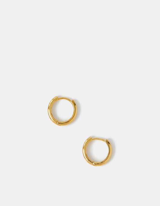 Accessorize 14ct Gold-Plated Huggie Hoop Earrings