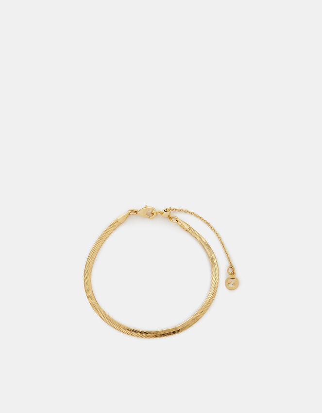 Accessorize 14ct Gold-Plated Omega Chain Bracelet