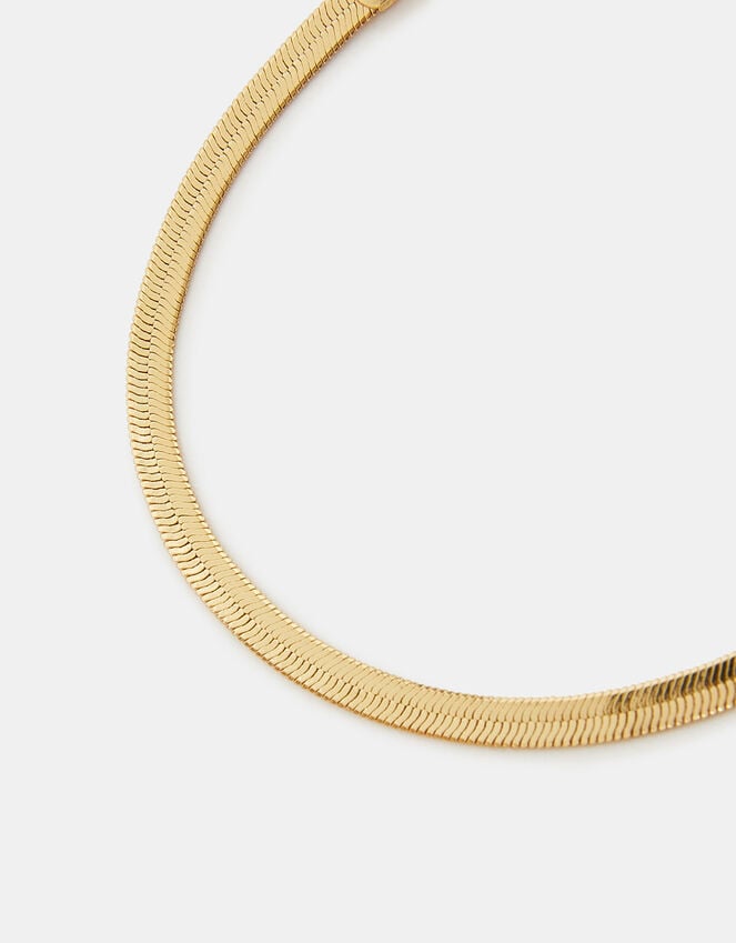 accessorize 14ct Gold-Plated Omega Chain Bracelet