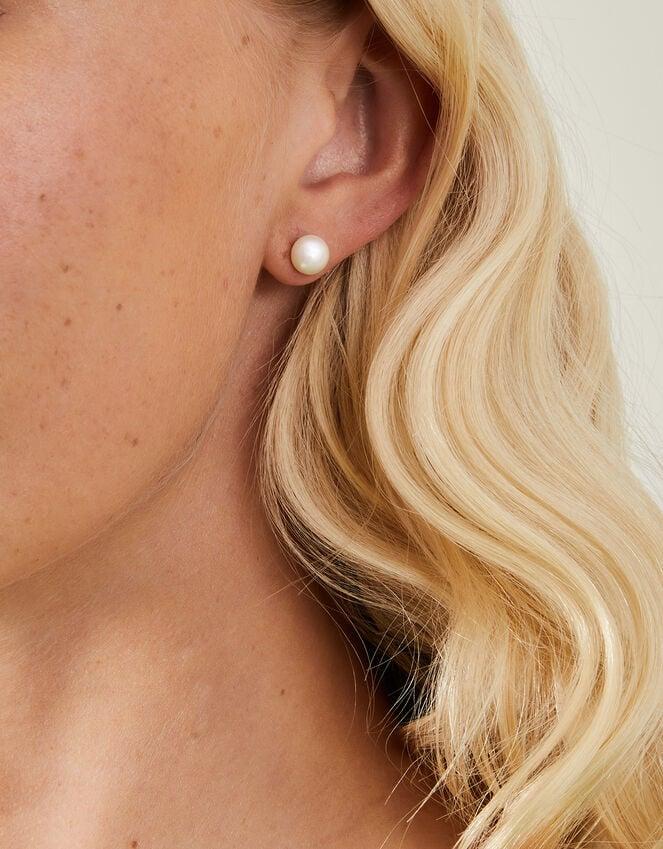 Accessorize 14ct Gold-Plated Pearl Earrings