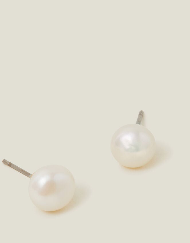 accessorize 14ct Gold-Plated Pearl Earrings