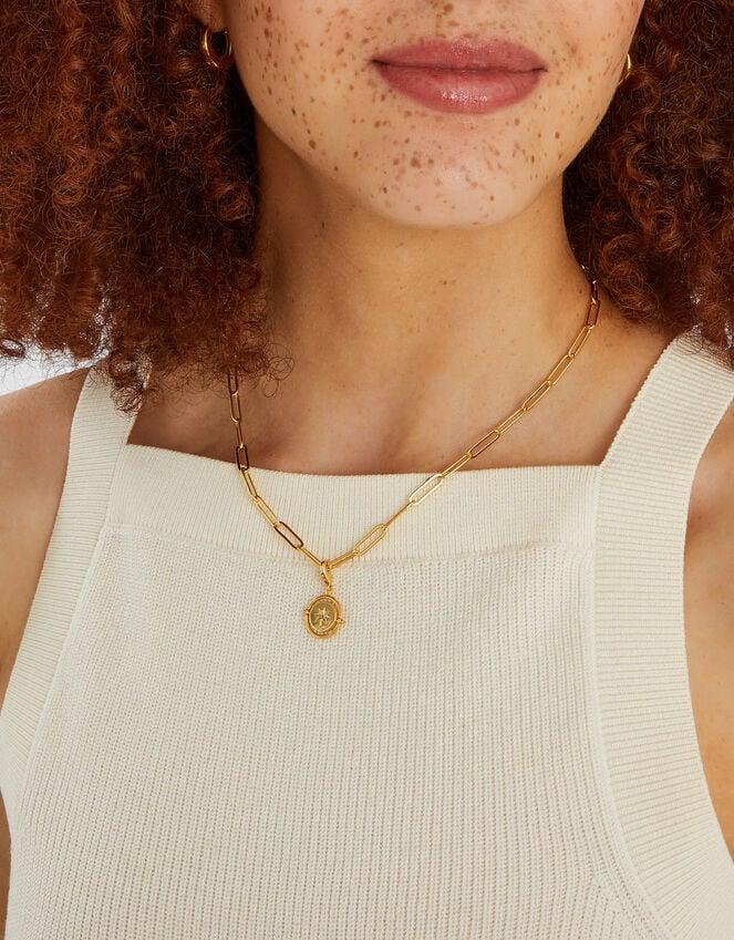 accessorize 14ct Gold-Plated Sun Spinner Charm