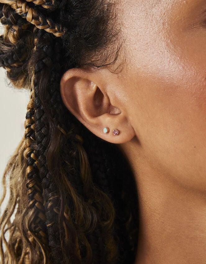 Accessorize 15-Pack Stone Stud Earrings Multi