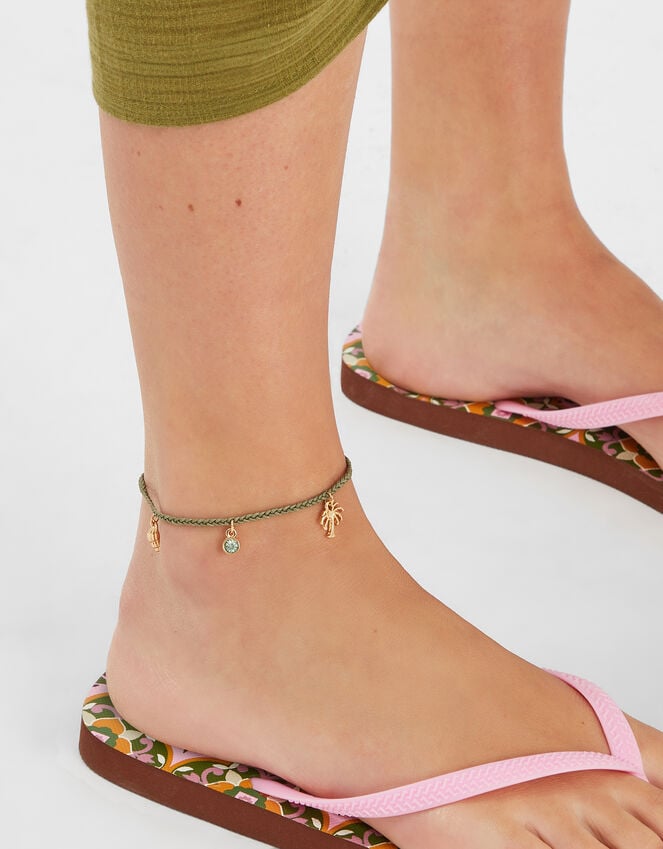 Accessorize 2-Pack Beach Charm Anklets