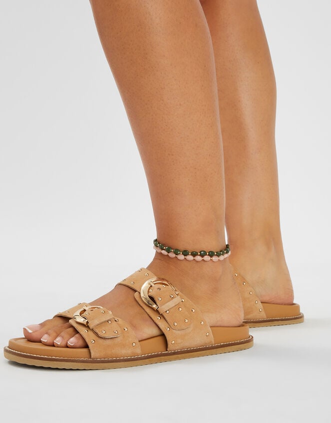 Accessorize 2-Pack Beaded Cord Anklets