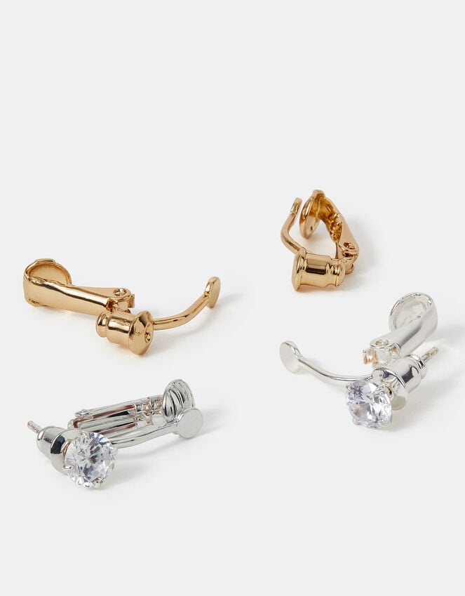 Accessorize 2-Pack Clip-On Earring Converters